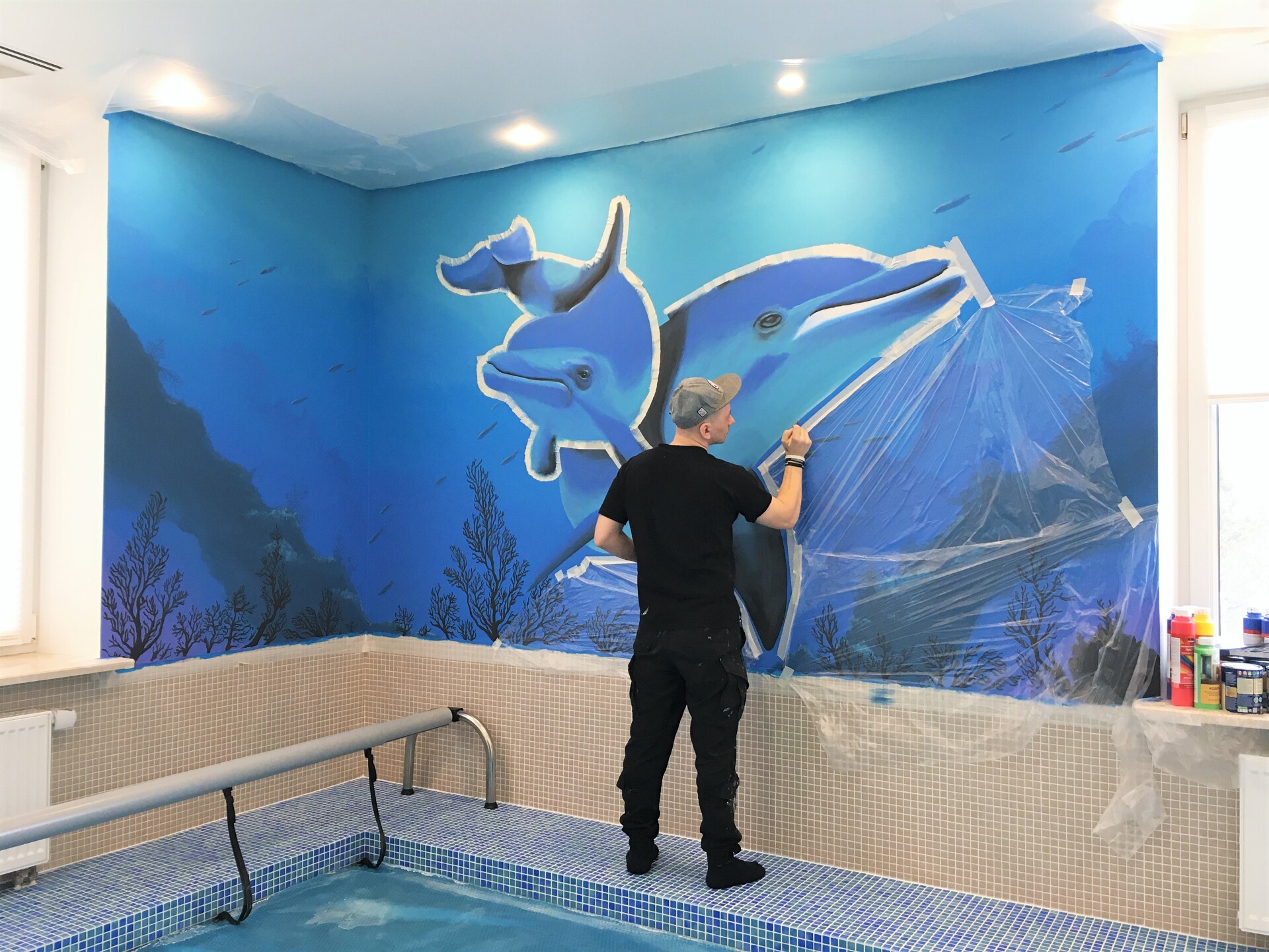 роспись на стенах