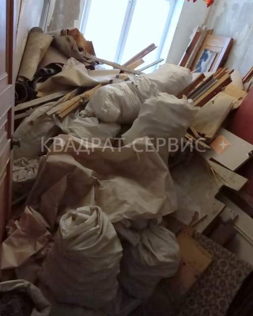 Строительный мусор в квартире Раменское картинка