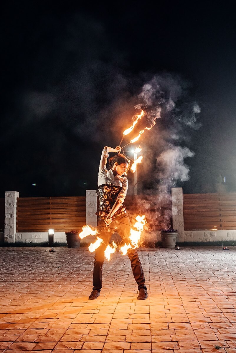 Фаер шоу "Классика". Аврора - огненное и пиротехническое шоу в Новосибирске